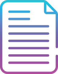 Document vector icon