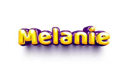 name of girls bubbly celebration decoration hanging air balloon shiny melanie 