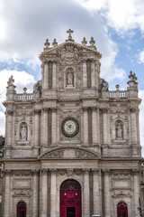 Obraz premium 17th-century Saint Paul Church (Eglise Saint-Paul-Saint-Louis) - church on Saint-Antoine Street in Marais quarter of Paris. France.
