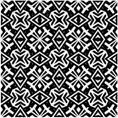 Design seamless monochrome geometric pattern. Abstract background. Vector art.Perfect for site backdrop, wrapping paper, wallpaper, textile and surface design. 