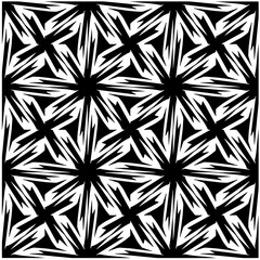 Design seamless monochrome geometric pattern. Abstract background. Vector art.Perfect for site backdrop, wrapping paper, wallpaper, textile and surface design. 