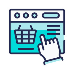 E-commerce vector icon