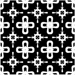 Design seamless monochrome geometric pattern. Abstract background. Vector art.Perfect for site backdrop, wrapping paper, wallpaper, textile and surface design. 