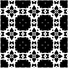 Design seamless monochrome geometric pattern. Abstract background. Vector art.Perfect for site backdrop, wrapping paper, wallpaper, textile and surface design. 