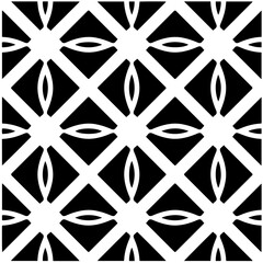 Design seamless monochrome geometric pattern. Abstract background. Vector art.Perfect for site backdrop, wrapping paper, wallpaper, textile and surface design. 