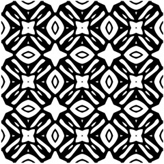Design seamless monochrome geometric pattern. Abstract background. Vector art.Perfect for site backdrop, wrapping paper, wallpaper, textile and surface design. 