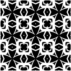 Design seamless monochrome geometric pattern. Abstract background. Vector art.Perfect for site backdrop, wrapping paper, wallpaper, textile and surface design. 