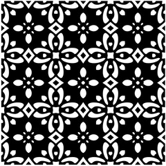 Design seamless monochrome geometric pattern. Abstract background. Vector art.Perfect for site backdrop, wrapping paper, wallpaper, textile and surface design. 