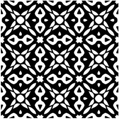 Design seamless monochrome geometric pattern. Abstract background. Vector art.Perfect for site backdrop, wrapping paper, wallpaper, textile and surface design. 