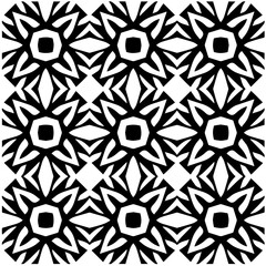 Design seamless monochrome geometric pattern. Abstract background. Vector art.Perfect for site backdrop, wrapping paper, wallpaper, textile and surface design. 