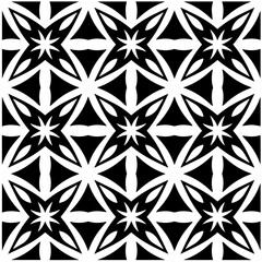 Design seamless monochrome geometric pattern. Abstract background. Vector art.Perfect for site backdrop, wrapping paper, wallpaper, textile and surface design. 