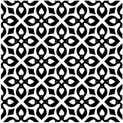 Design seamless monochrome geometric pattern. Abstract background. Vector art.Perfect for site backdrop, wrapping paper, wallpaper, textile and surface design. 