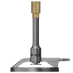 3d rendering illustration of a bunsen burner