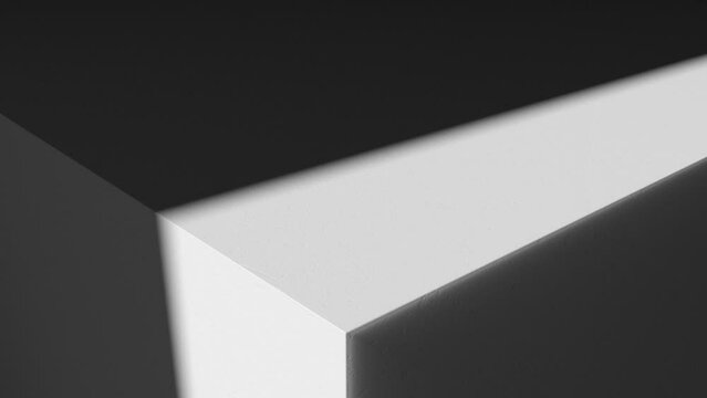 light shadow motion 3D rendered