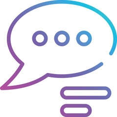 Chat vector icon