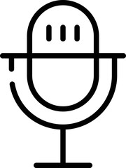  Microphone vector icon
