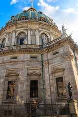 Frederik's Church, also known as Marble Church, in Copenhagen, Denmark