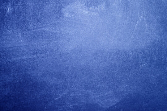 Blank Chalkboard, Blue Blackboard Texture With Copy Space