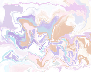 Holographic marble texture artistic liquid banner design background II