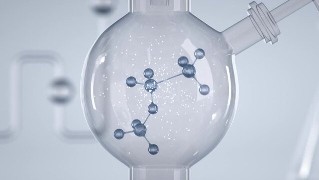 exaction of serum in lab 3d rendered