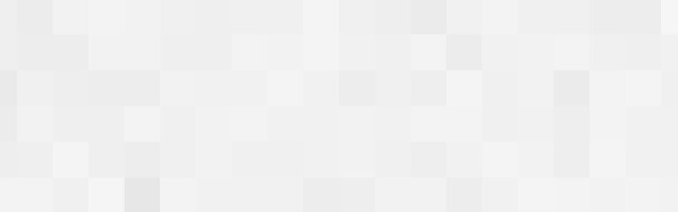 Abstract white gradient square mosaic banner background. Vector illustration.