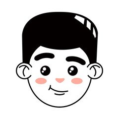 smiling boy face