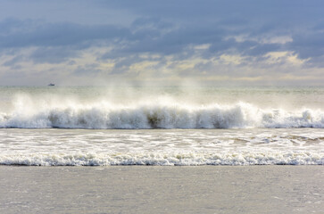 Scottish coast, North Sea, beautiful seascape