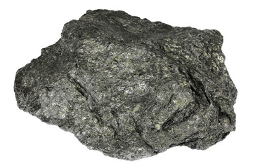 graphite from Kropfm&uuml;hl, Germany isolated on white background