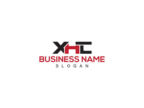 Awesome Typography XHC Logo Icon, Creative Three Letter XH xhc Business Symbol Design