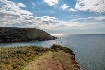 A view over Wembury Bay in Devon