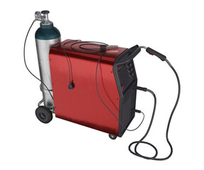 3D rendering machine welding equipment.
