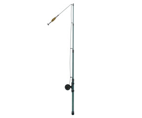 3D rendering realistic fishing rod
