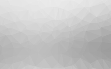 Light Silver, Gray vector polygon abstract background.