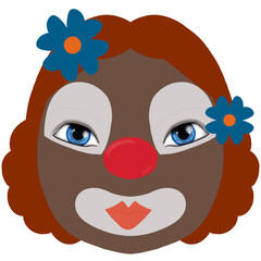 illustration of a clown
