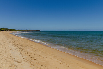 natural landscape in the city of Porto Seguro, State of Bahia, Brazil