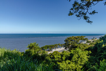 natural landscape in the city of Porto Seguro, State of Bahia, Brazil