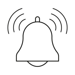 Sound off, mute concept line icon. Simple element illustration. Sound off, mute concept outline symbol design from music set. Can be used for web and mobile on white background