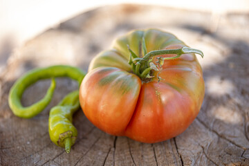 Natural organic new crop tomatoes