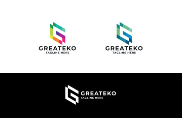 Great Geometric Letter G Logo