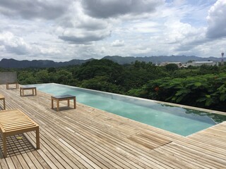 pool in the resort