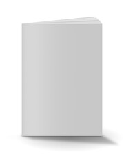 Blank white book