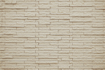 Fototapeta premium Beige slate stone wall texture. Luxury tiled wall background.