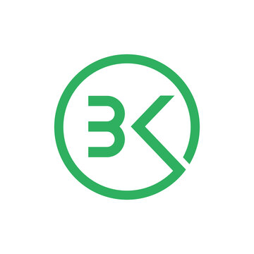 recommend clip art: Letter BK icon design. BK abstract icon design