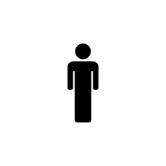 Man icon vector for web and mobile app. male sign and symbol. human symbol