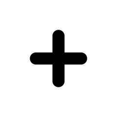 Plus Icon vector for web and mobile app. Add plus sign and symbol