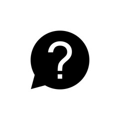 Question icon vector for web and mobile app. question mark sign and symbol