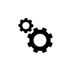 setting Icon vector for web and mobile app. Cog settings sign and symbol. Gear Sign