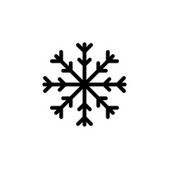 Snow icon vector for web and mobile app. snowflake sign and symbol