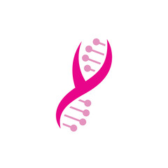 Fototapeta premium DNA logo design. Logo design for medical business