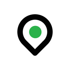 Location icon design. Symbol location icon